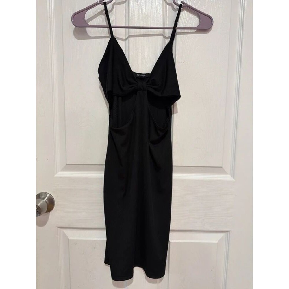 New Look Black Bodycon Cami Mini Dress
